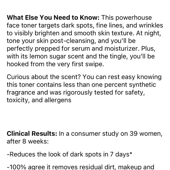 Ole Henriksen Glow OH Dark Spot Toner New in Package - Picture 4 of 4